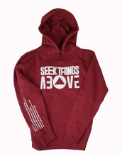 Load image into Gallery viewer, Currant Seek things Above hoodie
